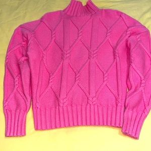 J. Crew Collection cable turtleneck
